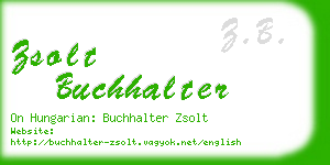 zsolt buchhalter business card